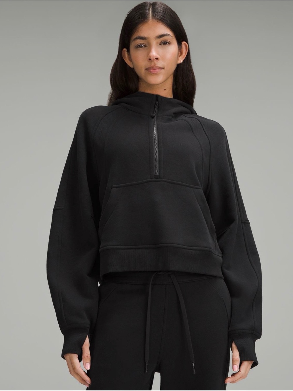 Lululemon Oversized Half Zip Scuba Hoodie - S/M